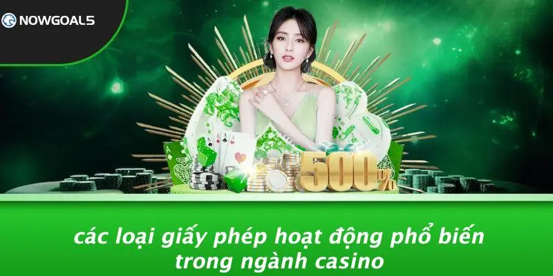 Các Loại Giấy Phép Hoạt Động Phổ Biến Trong Ngành Casino