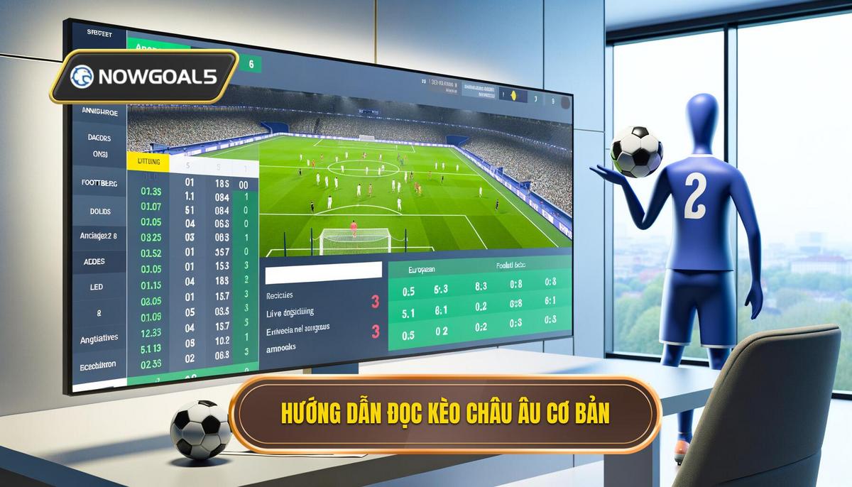 Cách đọc kèo bóng đá châu Âu cơ bản