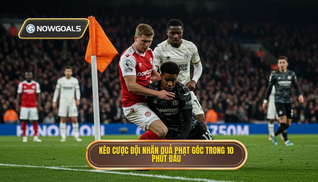 Kèo cược đội nhận quả phạt góc trong 10 phút đầu