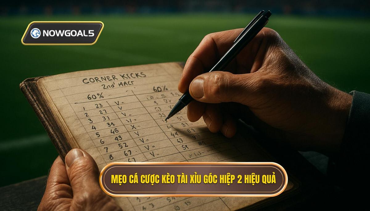 Mẹo cá cược kèo tài xỉu góc hiệp 2 hiệu quả