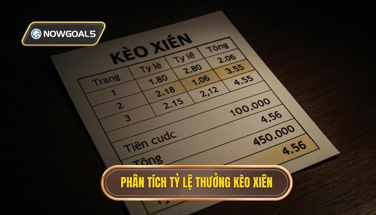 Phân tích toán học đằng sau tỷ lệ thưởng kèo xiên