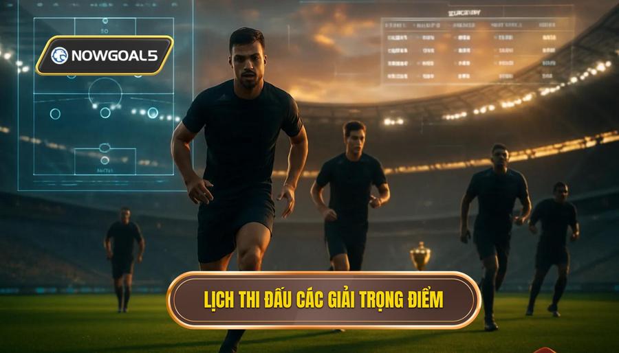 3. Lịch thi đấu các giải trọng điểm