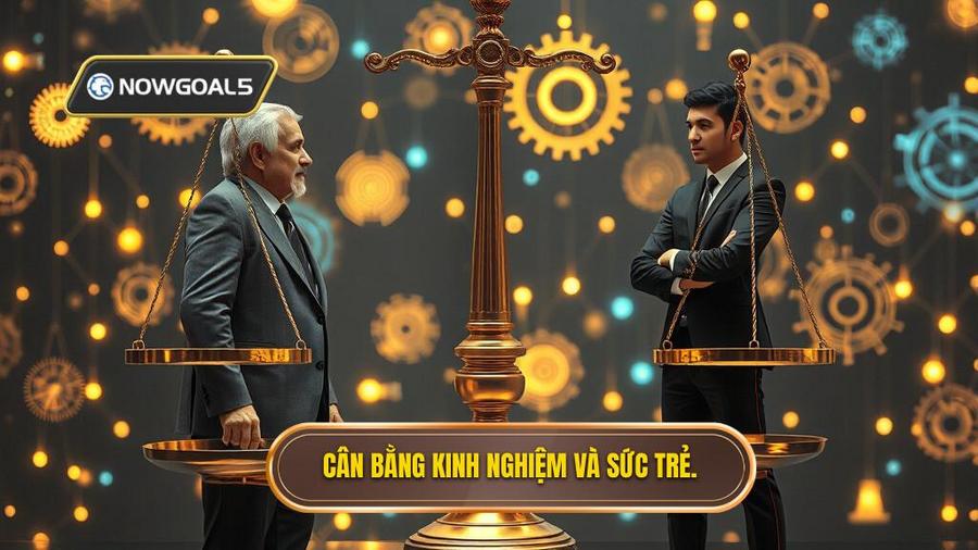 2. Cân bằng kinh nghiệm và sức trẻ.